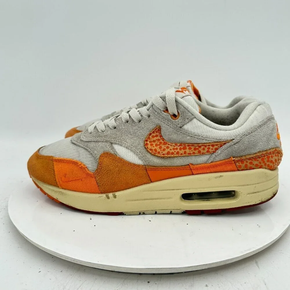 Nike Air Max 1 Master Women Size 9.5 DZ4709-001 Magma Orange Suede Training Shoe